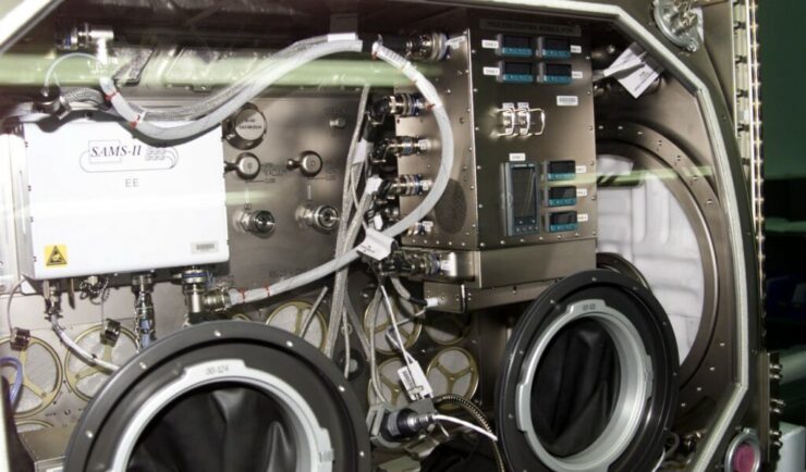 machine (SUBSA) with large holes in the front