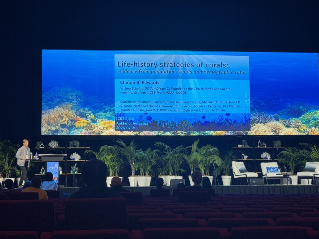 man on state presents life-history strategies of corals
